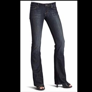 PAIGE “ LAUREL CANYON”  Lo-Rise Bootcut Stretch